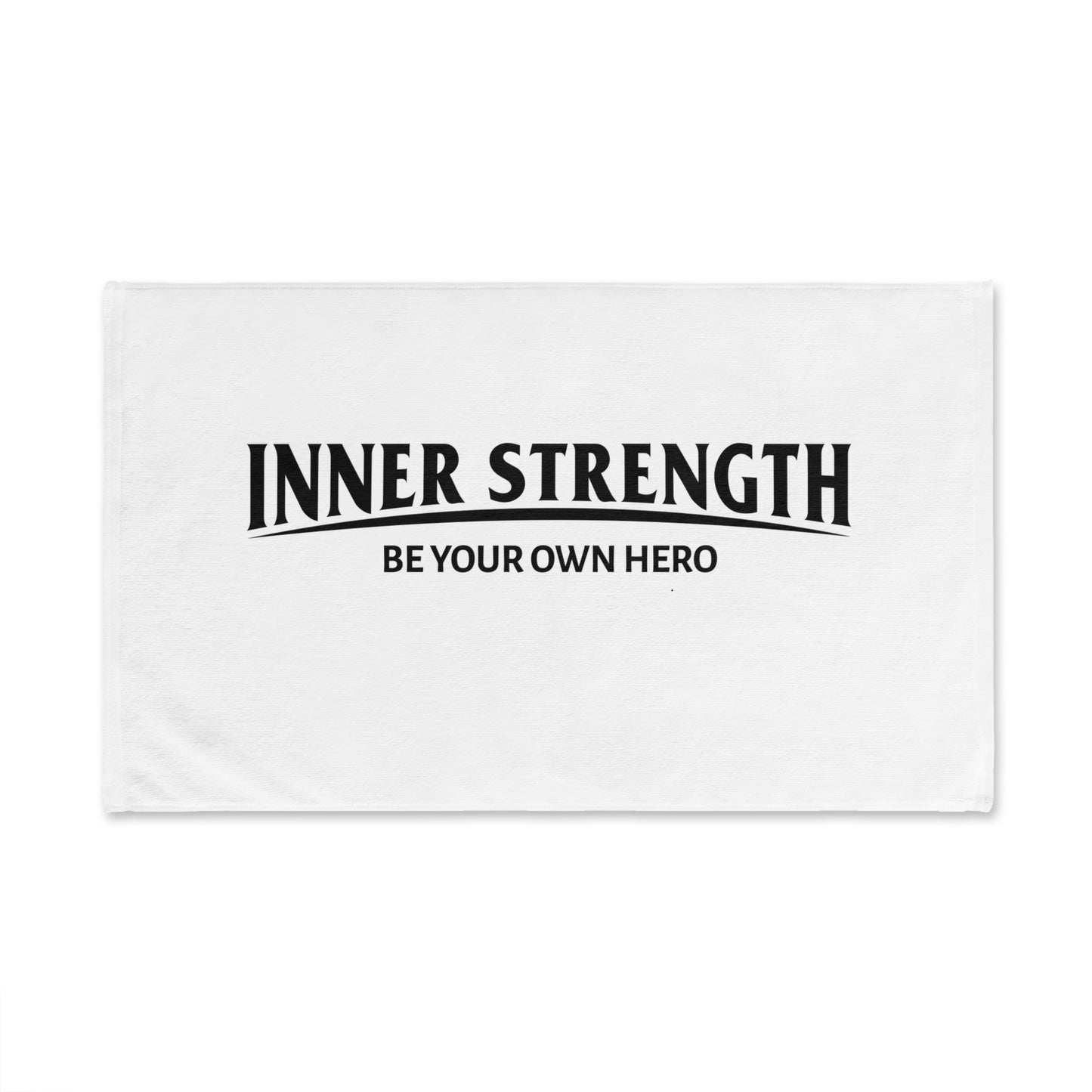 Inner Strength Hand Towel — "Be Your Own Hero" Inspirational Hand Towel- Gym Towel