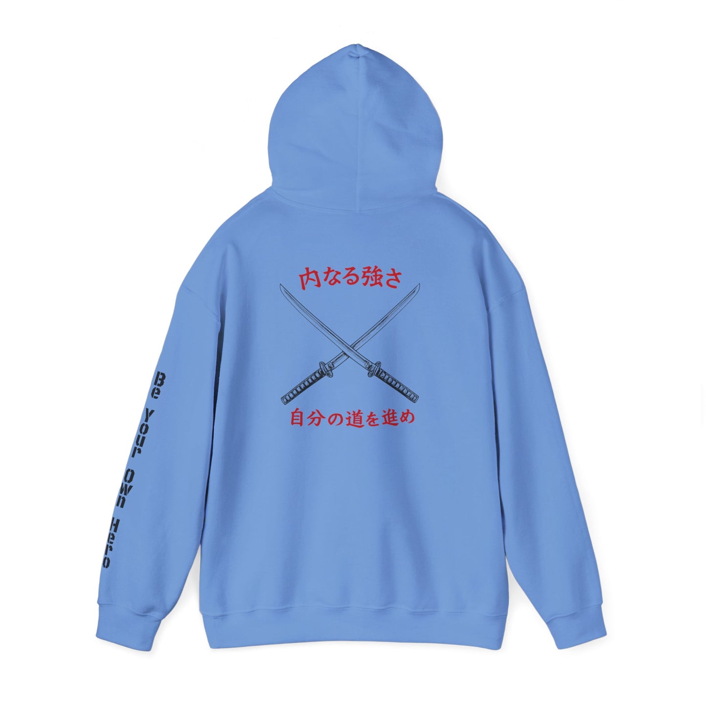 Inner Strength Samurai Katana Hoodie – Japanese Warrior Discipline & Self-Mastery Graphic Sweatshirt