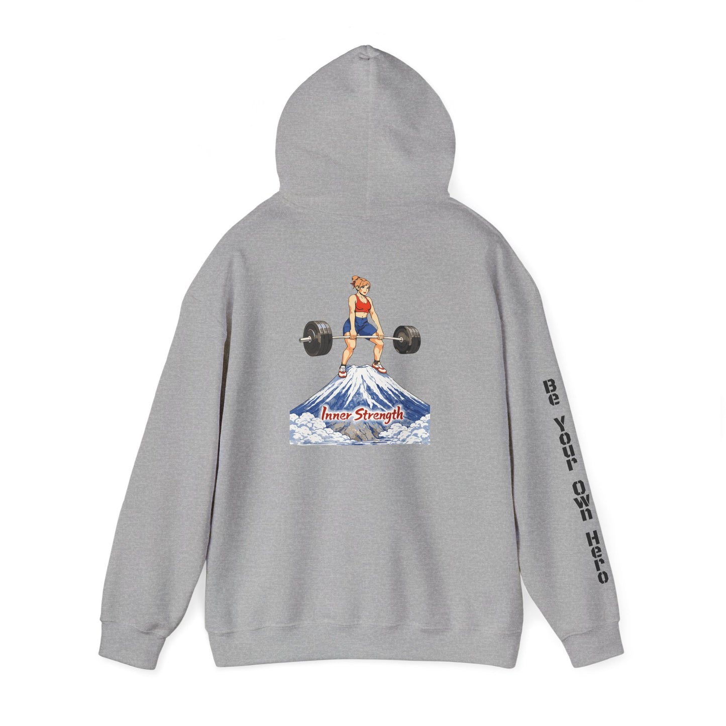 Inner Strength – Be Your Own Hero | Women’s Strength Motivation Hoodie