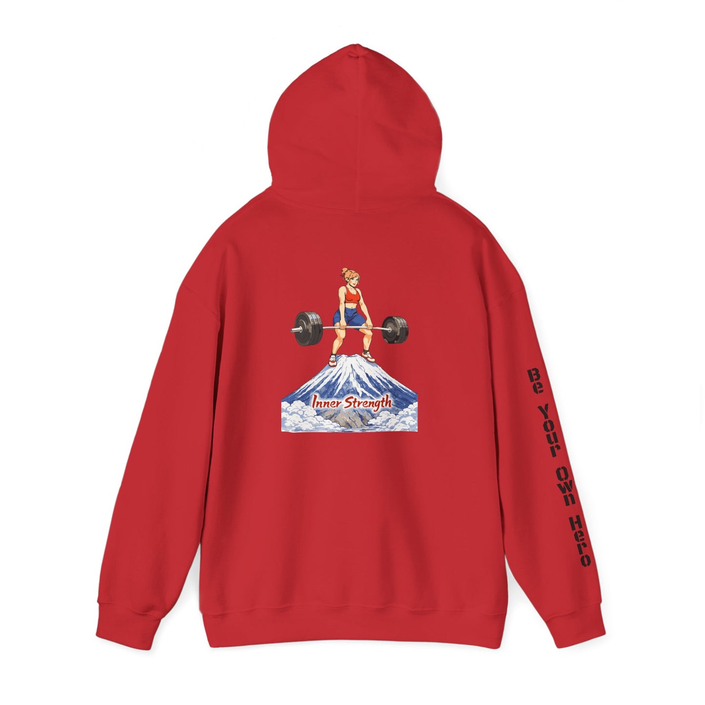 Inner Strength – Be Your Own Hero | Women’s Strength Motivation Hoodie