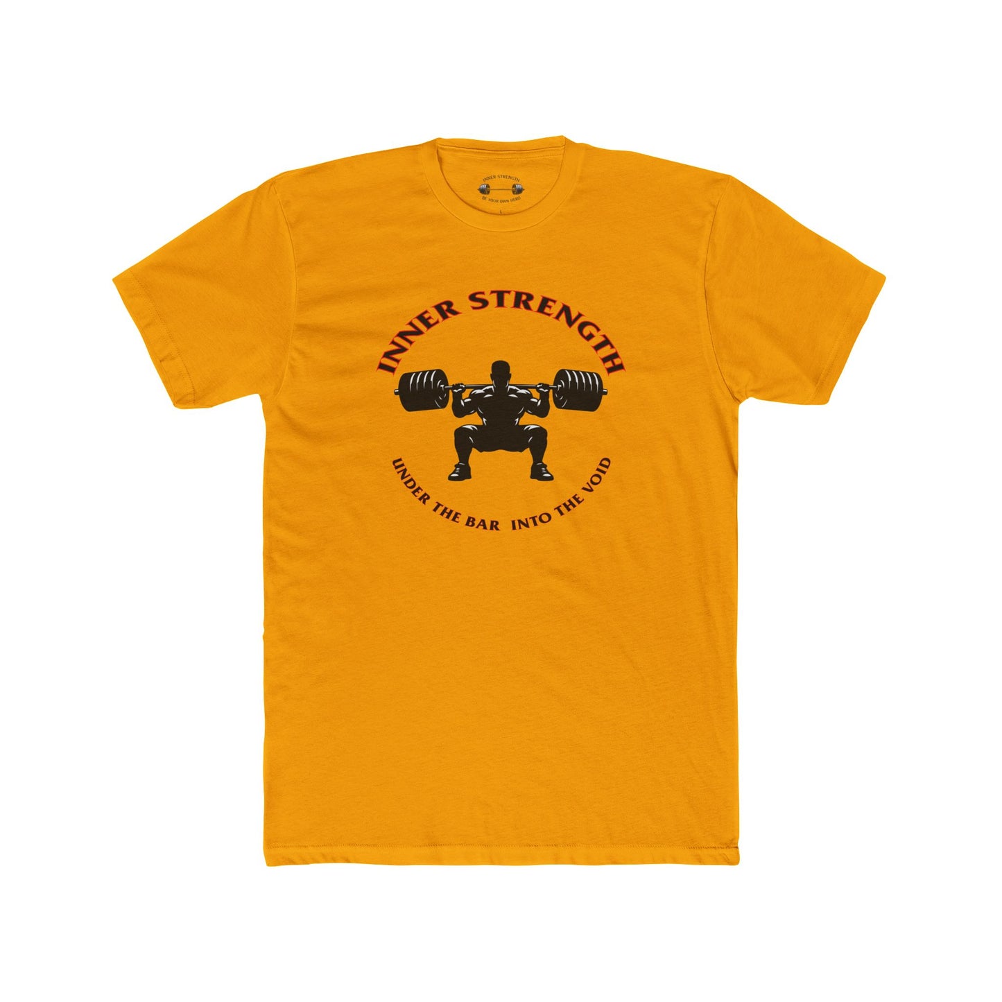 Inner Strength- Under the Bar | weightlifting gym shirt